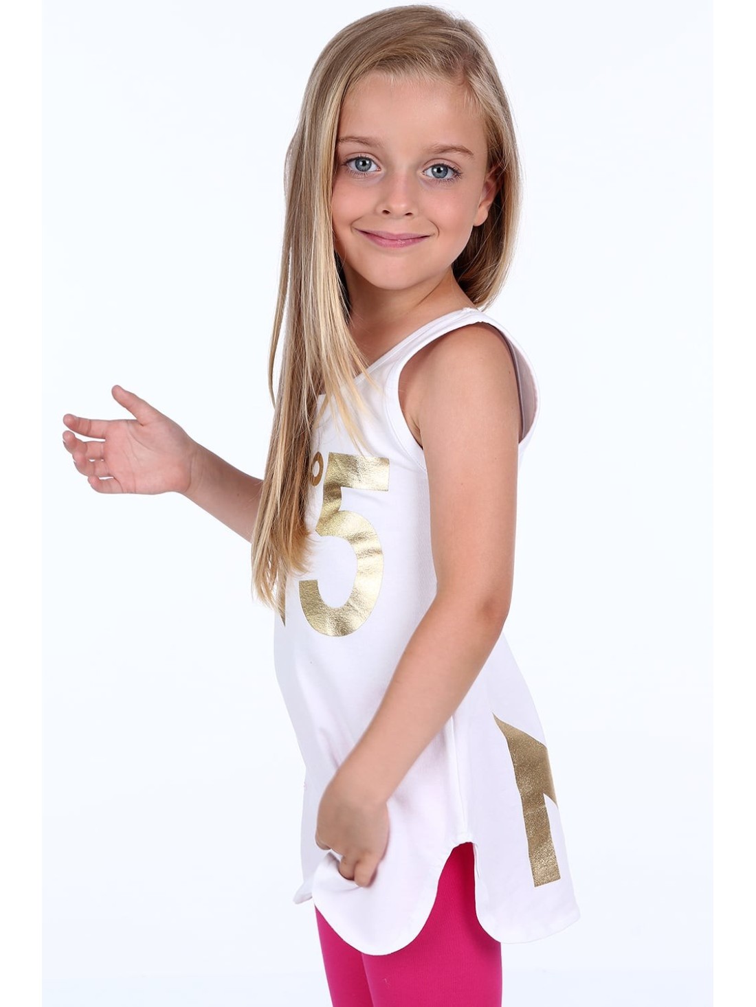 Tricou alb fete NDZ7845 - Magazin online - Boutique